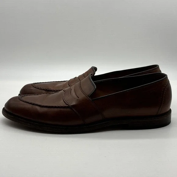 Allen Edmonds Randolph Bench Welt Penny Loafers- Size 12 2A Brown
